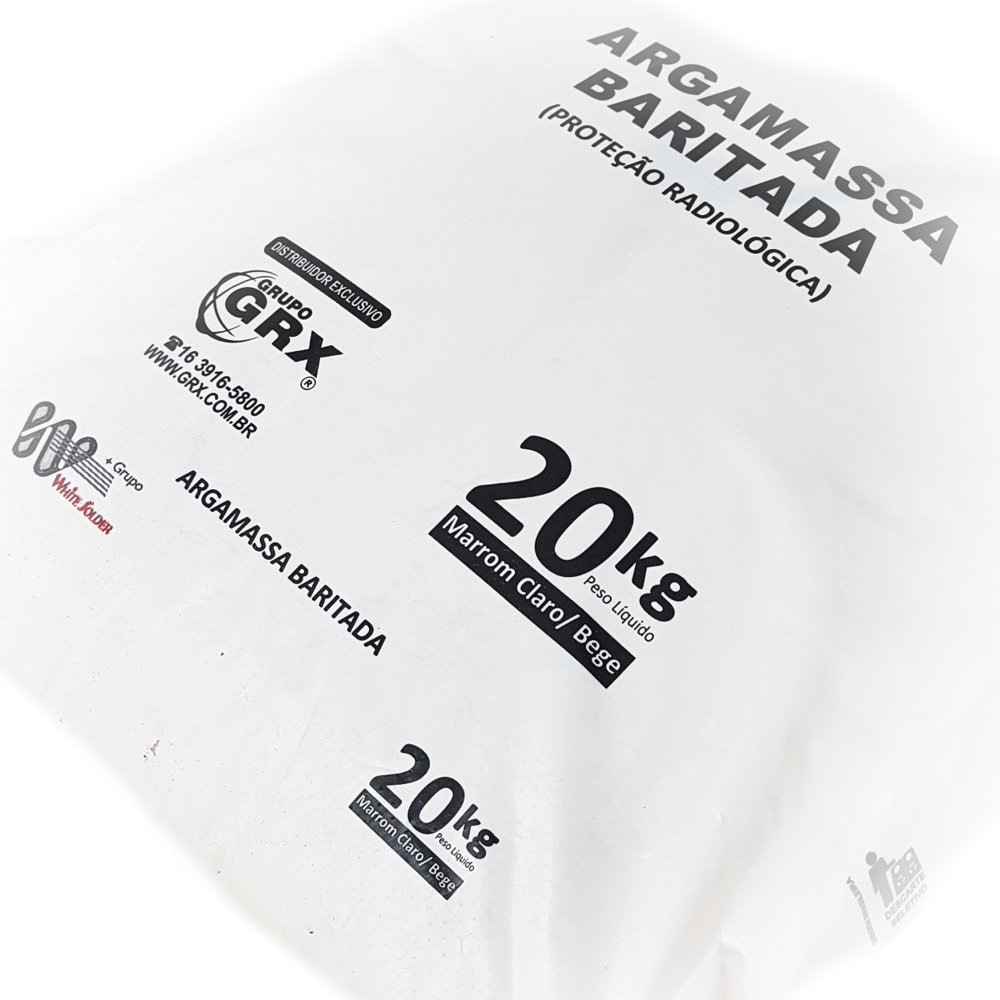 Argamassa Baritada Premium Proteção Radiológica 20kg